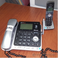 Black and Silver AT&T Bluetooth Office Phone