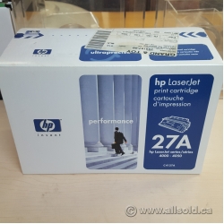 HP 27A, Black Original Toner Cartridge (C4127A)