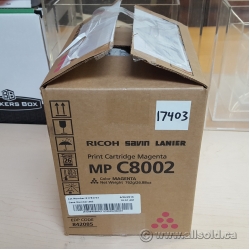 Ricoh Genuine Savin MP C8002 Magenta Print Cartridge
