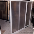 Teknion Expandable Rolling Translucent Panel Office Room Divider