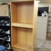 Blonde Double Bookshelf IKEA Bookcase w/ 4 Adjustable Shelves