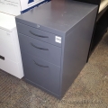 Grey 3 Drawer Box Box File Under Desk Pedestal