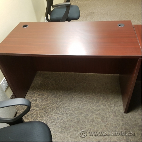 Mahogany Straight Desk Shell 48 Inch Allsold Ca Buy Sell Used