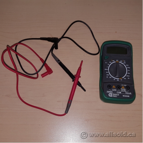 Commercial Electric Mas830b Digital Multimeter Allsold Ca Buy Sell Used Office Furniture Calgary