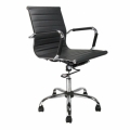 Black Chrome Executive Office Chair
