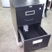 Staples Black 2 Drawer Vertical Legal File Cabinet, Locking