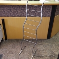 Brushed Steel 48"H Magazine Display and Pamphlet Holder