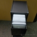 Silver Small Storage Stand w/ Retractable Drawers and CD Sleeves