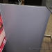 Grey Reception Desk w/Mahogany Surface and Transaction Counter