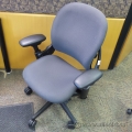 Steelcase Leap Charcoal Adjustable Ergonomic Task Chair w Arms
