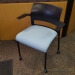 Blue Rolling Steelcase Move Stacking Guest Chair