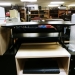 Rocelco 38" Sit-Stand Adjustable Desk Riser w/ Lift Handles