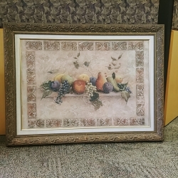 Framed Fruit Artwork Picture