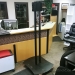 Black 72" Tall Floor Stand Dual TV Mount Base