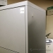 Grey Teknion 5 Drawer Flip Top Lateral File Cabinet