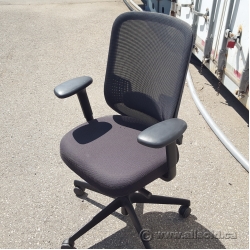 Black Teknion Projek Mesh Back Office Chair Black Teknion Projek Mesh Back Office Chair