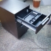 Espresso 3 Drawer Box / Box / File Rolling Pedestal
