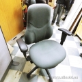 Green Fabric High Back Adjustable Rolling Office Chair