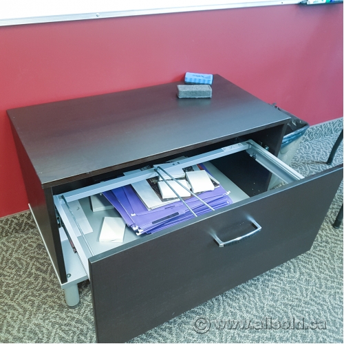 Espresso Single Drawer Lateral File Cabinet Allsold Ca Buy