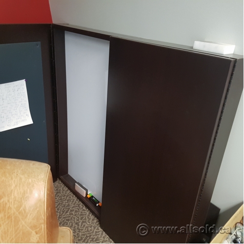 Espresso 2 Door Egan Enclosed Whiteboard Allsold Ca Buy Sell