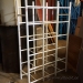 White Plastic Tubular Storage Rack Shelving