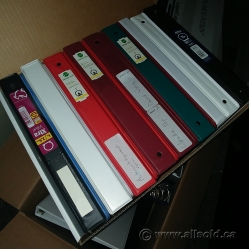 Box of Binders, Various Colours