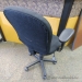 Black Pattern Adjustable Fabric Office Task Chair