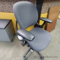 Steelcase Leap Charcoal Adjustable Task Chair w/ Arms B Grade Steelcase Leap Charcoal Adjustable Task Chair w/ Arms B Grade