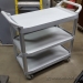 Grey Rolling Rubbermaid Commercial Utility Cart