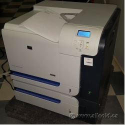 HP CP3525DN Color LaserJet Printer w/ Extra Paper Tray