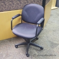 Dark Wine Pattern Task Chair w/ Padded Arms