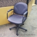 Dark Wine Pattern Task Chair w/ Padded Arms