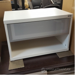 White Ikea Shelf Storage Cabinet w/ Single Drawer for Items