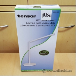 White Tensor LED Adjustable Arm Desk Lamp New in Box 18314-000