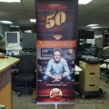 Exhibit Studio Deluxe Trade Show Display Banner w Case 84" x 32"