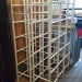 White Plastic Tubular Storage Rack Shelving