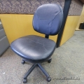 Black Rolling Stool