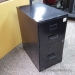 Black 2 Drawer Box Box File Storage Cabinet