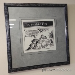 The Financial Post Political Cartoon March 9, 1994 Wall Art