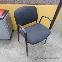Black Stacking Guest Chair