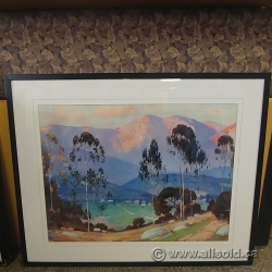 Alfred Mitchell Framed Wall Art "California Sunset Glow"