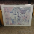 Framed Wall Art "Town Houses"