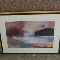 Susan Sculley Framed Wall Art "Autumn Lake"