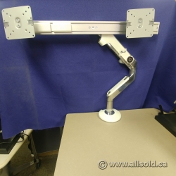 HumanScale M8 Dual Arm Monitor Mount with Crossbar