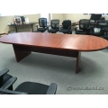Autumn Maple 9ft Racetrack Boardroom Table