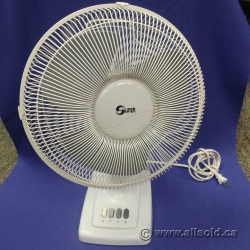 Super 12" Oscillating Desk Fan Model 12C