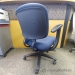 Haworth Improv Mid Back Office Task Chair Blue Pattern Fabric