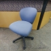 Light Blue Turnstone Rolling Stool Chair