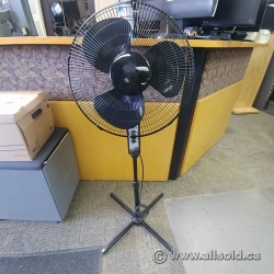 Black 3 Speed Oscillating Floor Fan