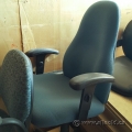 Green Fabric Adjustable Office Task Chair